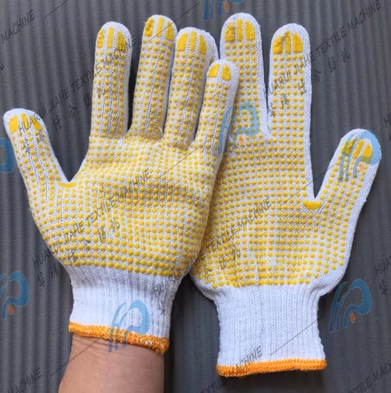 Silikon-Dotting-Siebdruckmaschine für griffige Socken. Automatische PVC-Dotting-Handschuhe. Siebdruckmaschine. Produktionsanlage für PVC-Dotting-Handschuhe